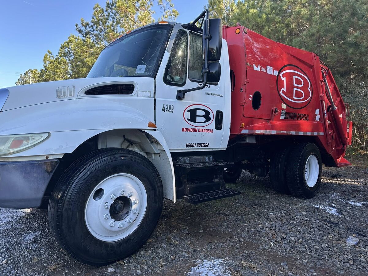 Bowdon Disposal truck front view