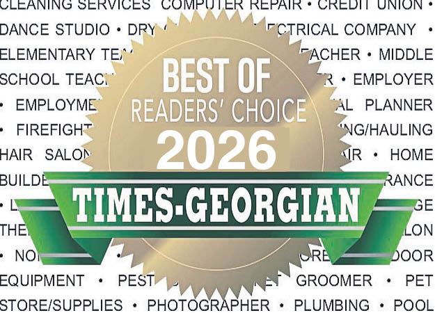 Times-Georgian Best of Reader's Choice 2026 badge